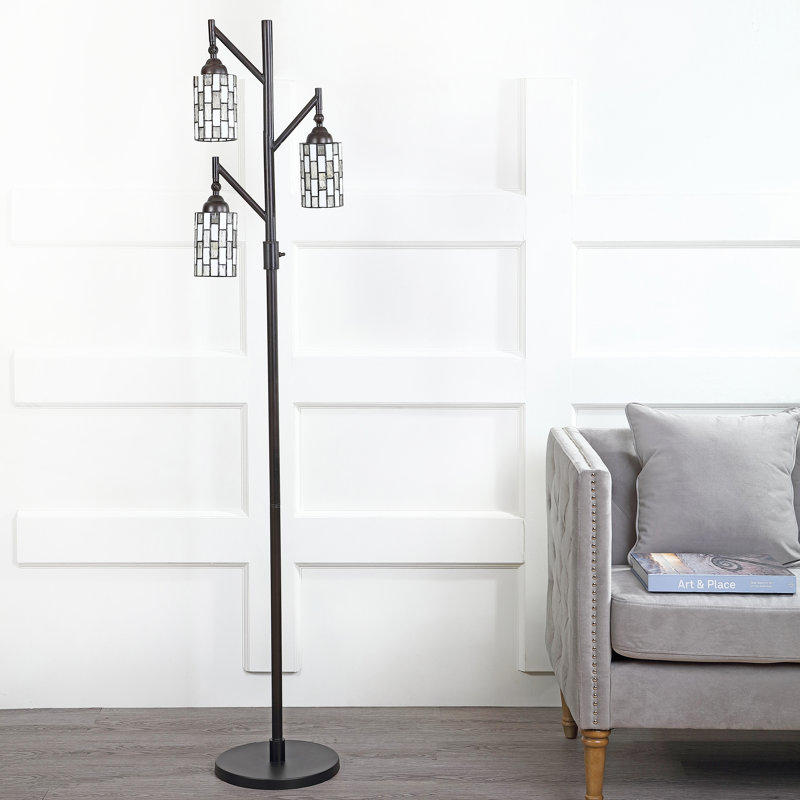 Osterberg 71'' Brown Tree Floor Lamp