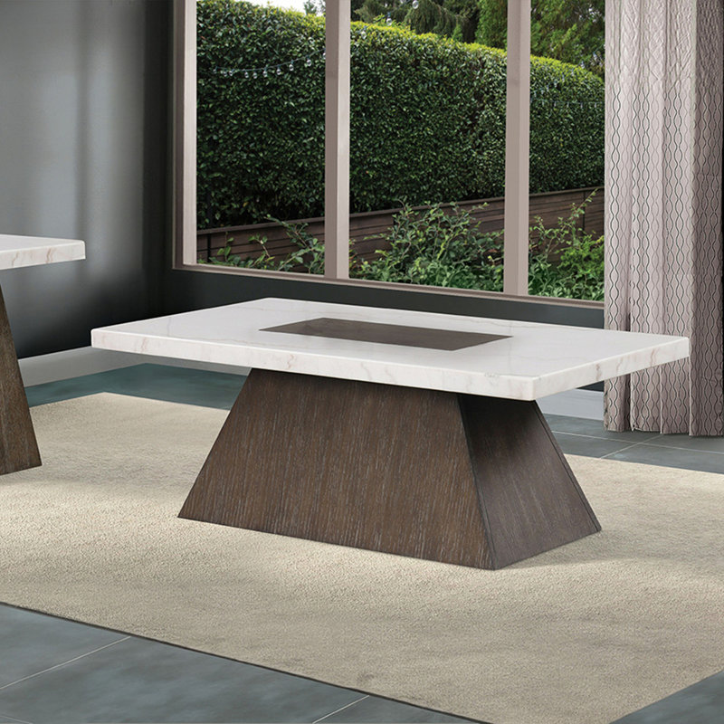 Contemporary Style Square Coffee Table