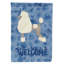 Caniche en polyester à 2 côtés 40 x 28 po standard welcome drapeau maison-957493171