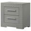 Table de chevet 2 tiroirs Pierce Grey-275065940