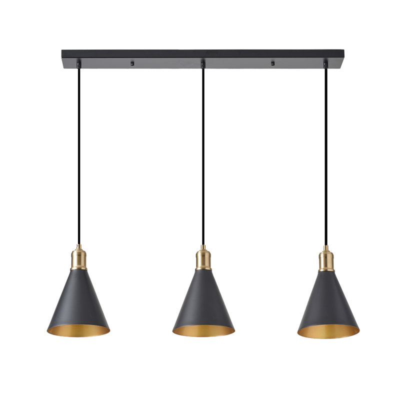 Woodby 3-Light Modern Pendant Light