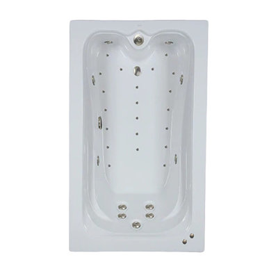60" L x 42" W Alcove Combination Acrylic Bathtub With Removable Acrylic Skirt