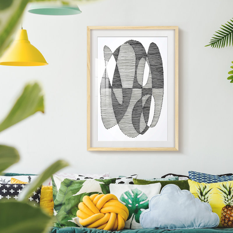 «Opposite Day II», impression encadrée, Naturel, H 28,5 po x l 20,5 po