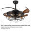 Ventilateur de plafond 42 po Jailin-88410694