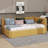 Twin-Size Upholstered Daybed With Two Built-In Drawers-853071593