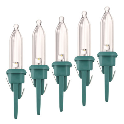Ampoules DEL de rechange Tupkee - blanc chaud - ampoules T5 lisses - 5 ampoules par paquet