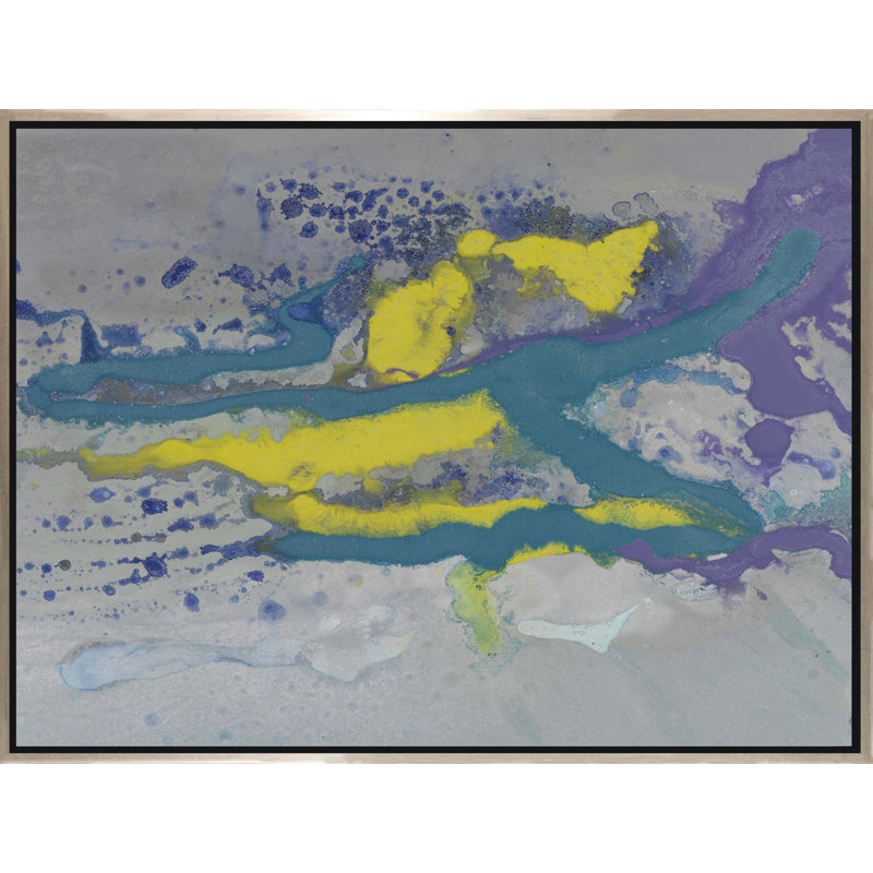 Intuition - peinture sur toile à cadre flottant