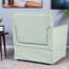 Chaises d'appoint confortables, structure en bois rembourrée, chaise de lecture moderne