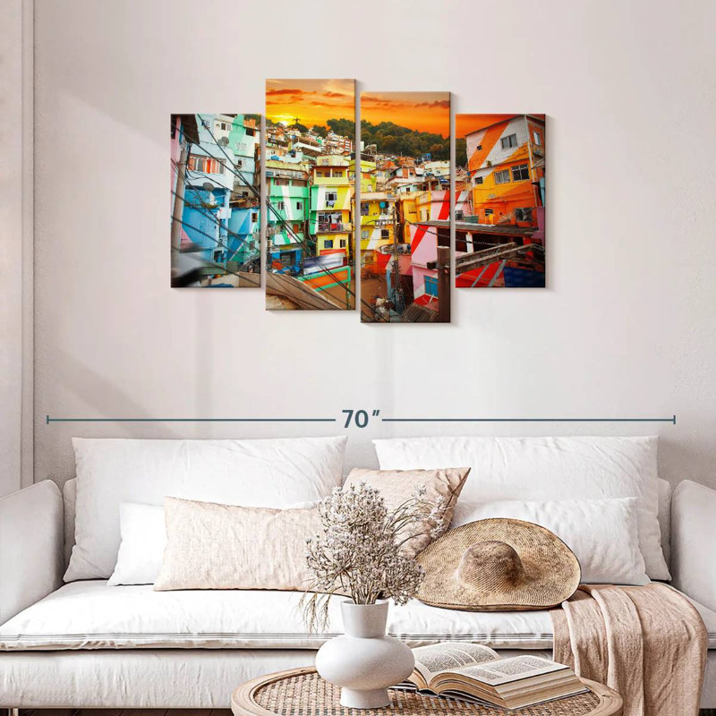 Lynelle Favela Homes In Brazil, 27" H x 43" W
