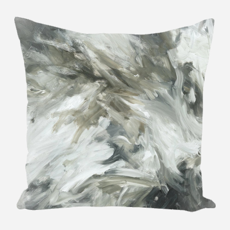 Linen Throw Pillow, 11" x 11"