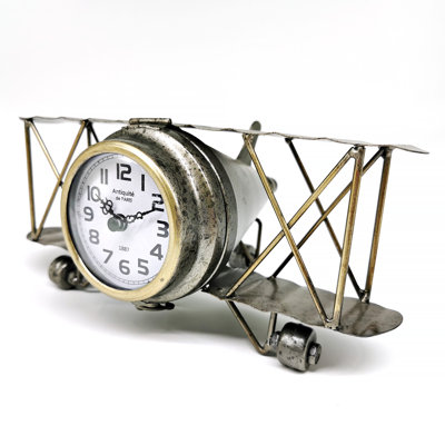 Horloge de table en métal