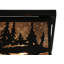 Rustic Lodge 8 - Light Flush Mount