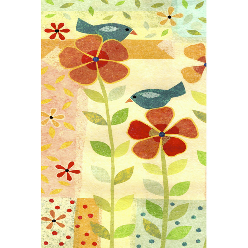 Little Birds I by Kim Conway - Wrapped Canvas Print, 46cm H x 30cm W