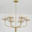 Lustre à intensité variable 6 lumières classique / traditionnel