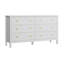 Commode 6 tiroirs 55,1 po pour le salon, la chambre à coucher-447121155