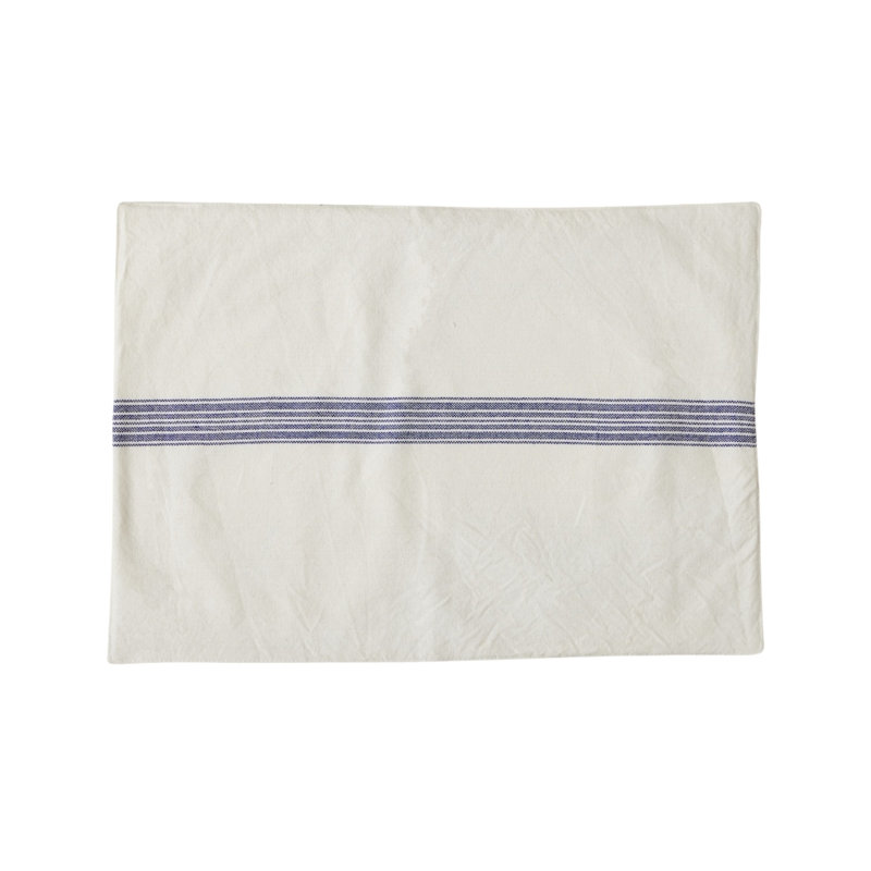 Rectangle Placemats, Vintage Stripe, Navy Blue
