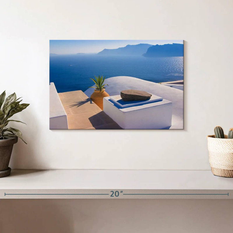 Vanna Santorini Seascape, H 8 po x l 12 po
