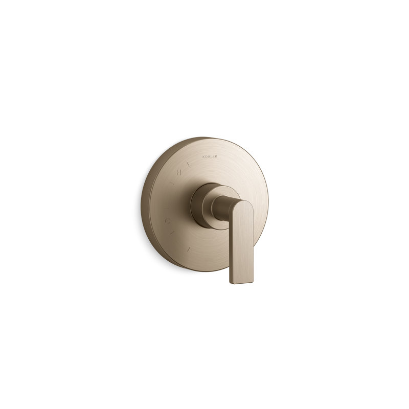 Composed Rite-Temp Faucet Trim with Lever Handle, Vibrant Brushed Bronze
