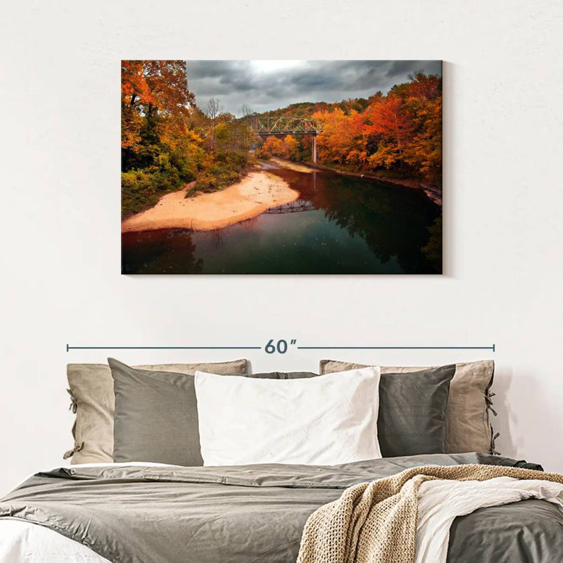 Alvord Buffalo River Autumn, H 30 po x l 45 po