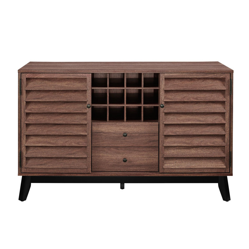 Merced Bar Cabinet Bar Cabinet, Walnut