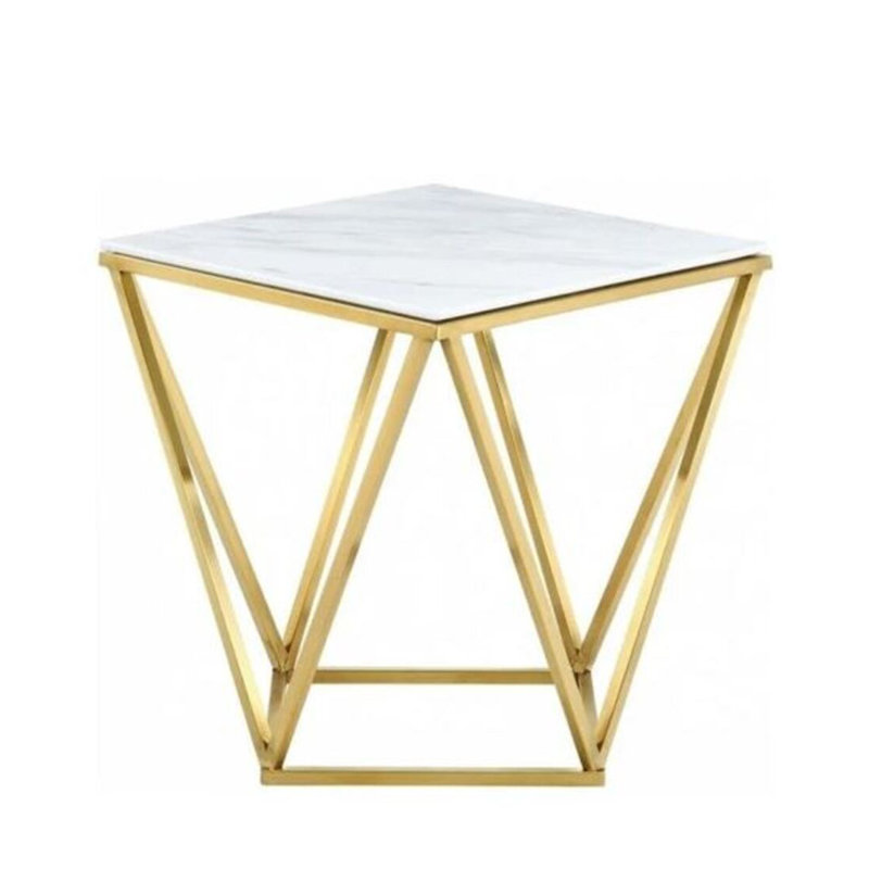 Table d'appoint Rissoto, Doré