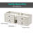60" Floating Bathroom Vanity Base Without Top,wall Mounted Bathroom Storage Vanity Base Only-102615841