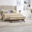 Tissu en laine COOLMORE Teddy, pieds en bois massif pour la pesée solide et tabouret de lit avec fonction de rangement-411427731