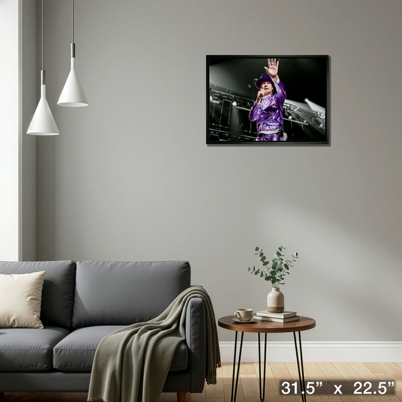 The Tragically Hip 20 x 29, toile encadrée gord mauve-H