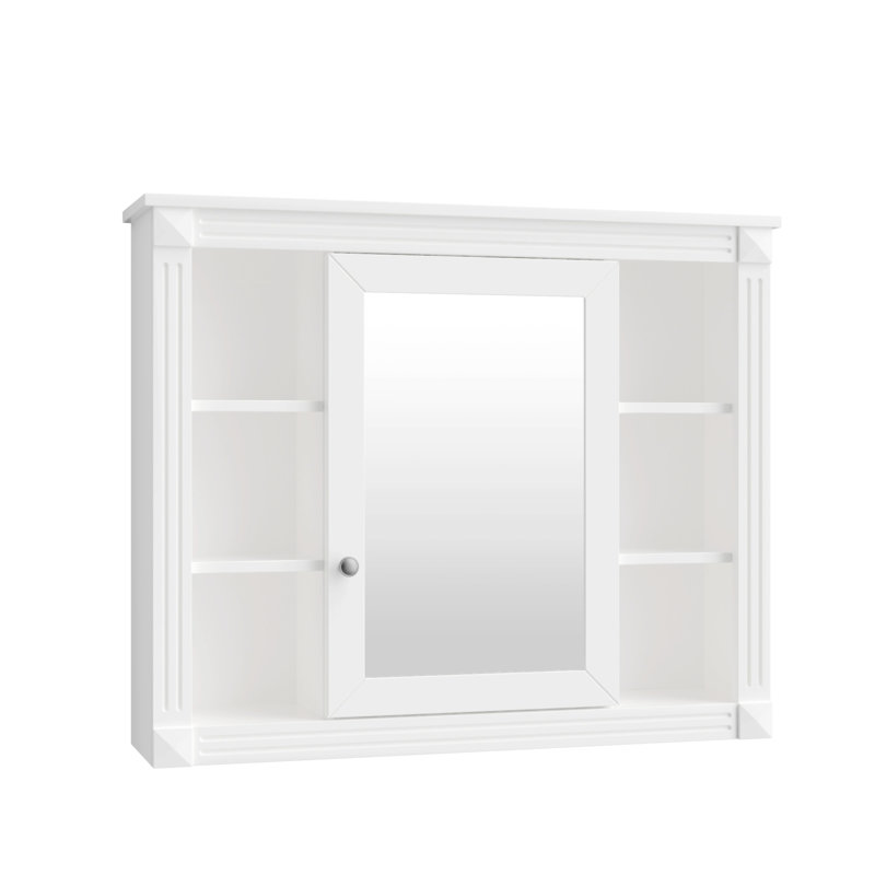 Rangement pour salle de bain Azmina, Blanc