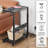 Computer Tower Stand, Adjustable PC Tower Stand CPU Holder Cart With Charging Station For Office Home Classroom