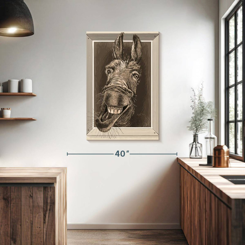 Âne fou Brampt, H 39 po x l 26 po