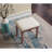 Moniys Wood Moniya Makeup Vanity Table And Stool Set, Rose Gold-1564496840