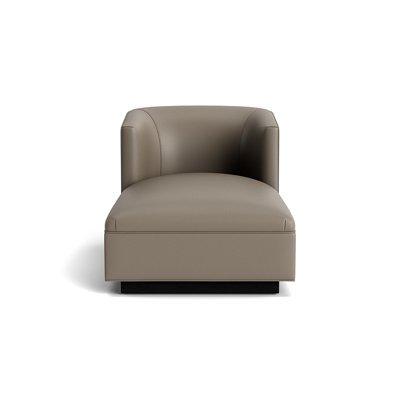 Chaise longue en cuir Cooper