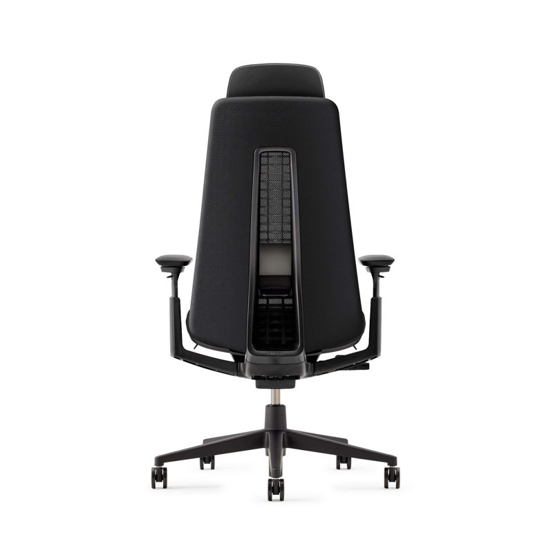 Haworth Fern Mesh Task Chair, Yes, Coal