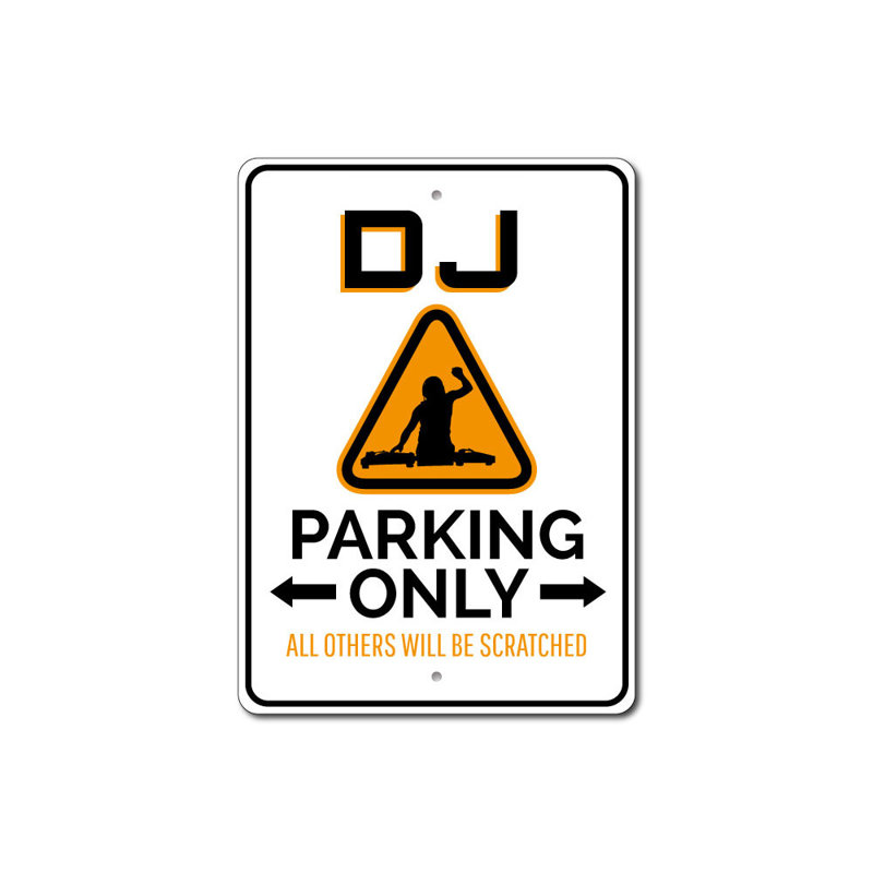 Enseigne en aluminium seulement, H 10 po x l 14 po x P 0,04 po