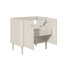 Meuble-lavabo simple Haley 36 po, blanc cachemire