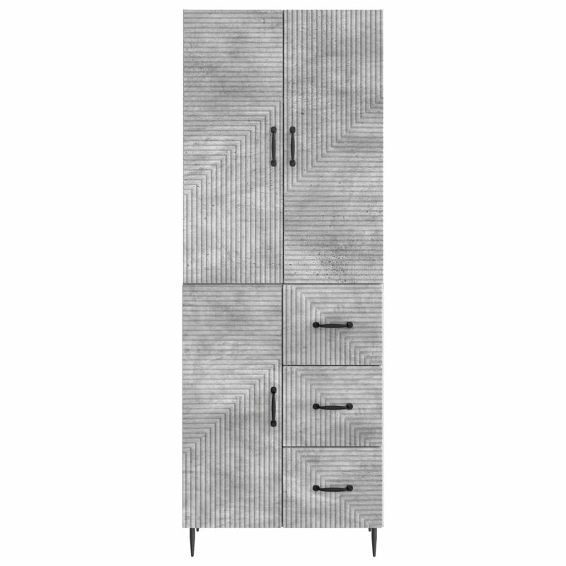 Storage Cabinet, Concrete Grey