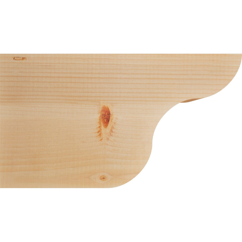 Queue de chevron lisse Carmel, Douglas, H 10 po x l 3 1/2 po x L 18 po