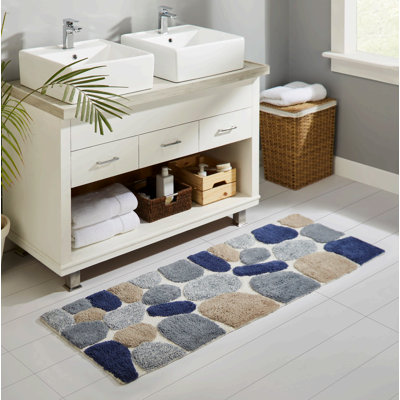 Creline Bath Rug - Blue Sienna