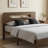 Gerrita Solid Bamboo and Metal Platform Bed with Integrated Headboard-670962503-651781912