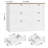Beckwourth 6 Drawer 43.31" W Wood Modern Double Dresser-597411402
