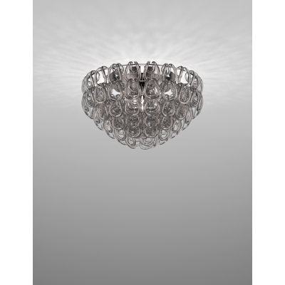Giogali Ceiling Lamp 60 Crystal Smoky Matt Bronze 1 E26 Ul 1