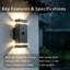 Anthracite Grey Plug-in Outdoor Sconce