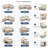 Waldorf 91.7" 3-Seat Sectional Sofa with Ottoman and Pull-Out Bed-120879311