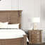 Table de chevet en bois massif luxueuse de style traditionnel 1Pc