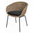 Comfortable Patio Lounge Chairs Steel Rattan Modern Patio Balcony Set