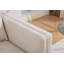 Canapé en tissu beige 57,9 po-2086635061
