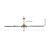 8 Aluminum Blades Industrial Ceiling Fan 3CCT 80inch 6-Speed Reversible Quiet DC Motor , Black and Gold-91062118-91132637