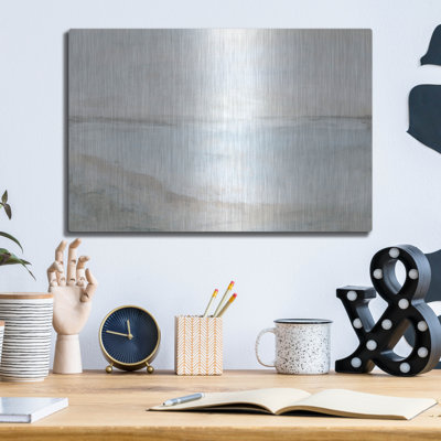 Luxe Metal Art 'Hush'  by NLS Design Metal Wall Art, 16" x 12"