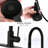 Pull Down Kitchen Faucet In Matte Black With Stainless Steel Construction, Soap Dispenser, Scratchproof, Rustproof, 360 Swivel Spout, 1.8Gpm Flow Faucet, Black, Spray, To Scratches And Rust, Rate-830863130